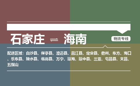 石家庄到海南物流公司-石家庄到海南货运专线（今日/关注）